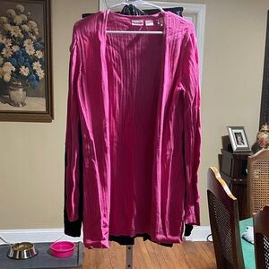 Vibrant Pink snap Up Cardigan